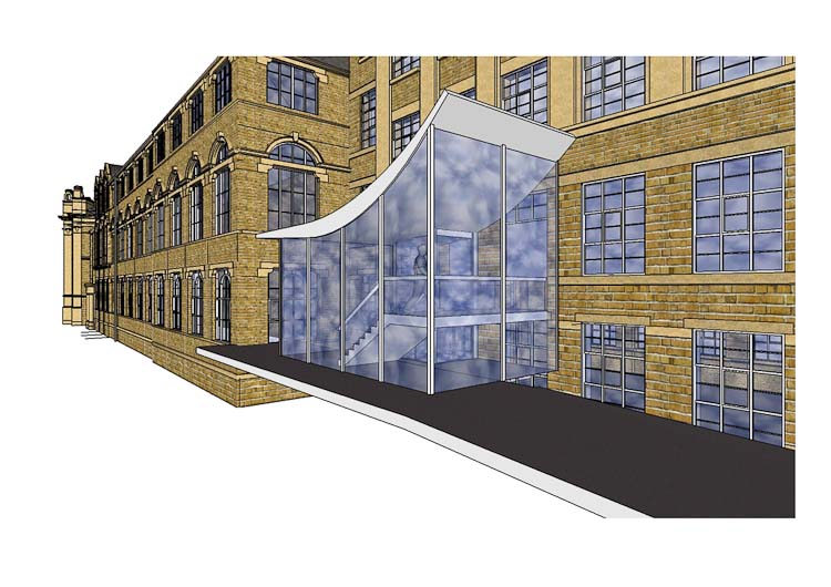 concept showing elevation to great horton road